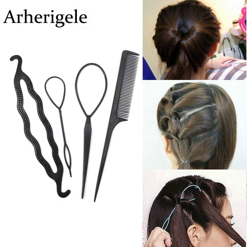 Arherigele Women Hair Styling Tools Black Girl Hair Clips Hairpins