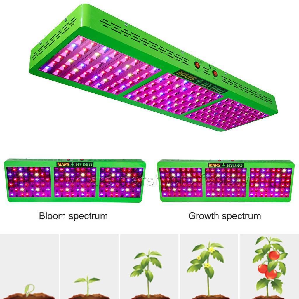 Mars Hydro Reflector 720w Led Grow Light Hydroponic System Full
