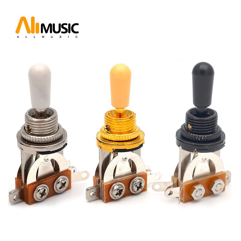 2021 3 Way Electric Guitar Pickup Toggle Switch Selector Toggle Switch With Brass Material Tip