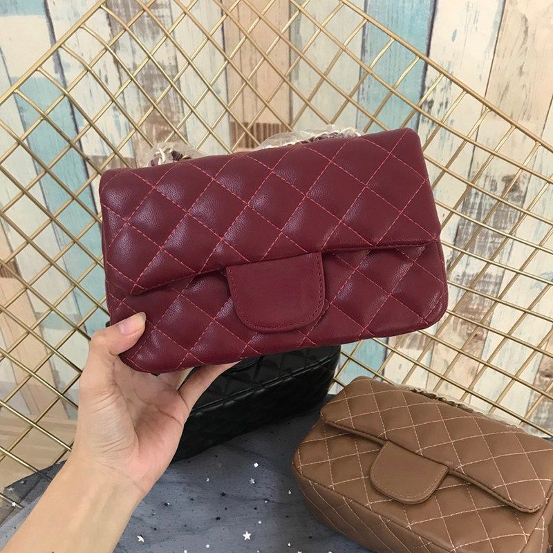 Designer Handbags Red Color Ladies Handbags Top Quality Leather Fashion