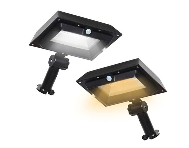 30led Motion Sensor Fence Corridor Balcony Lights Solar Wall Lamp Outdoor Lighting Two Shapes Colors
