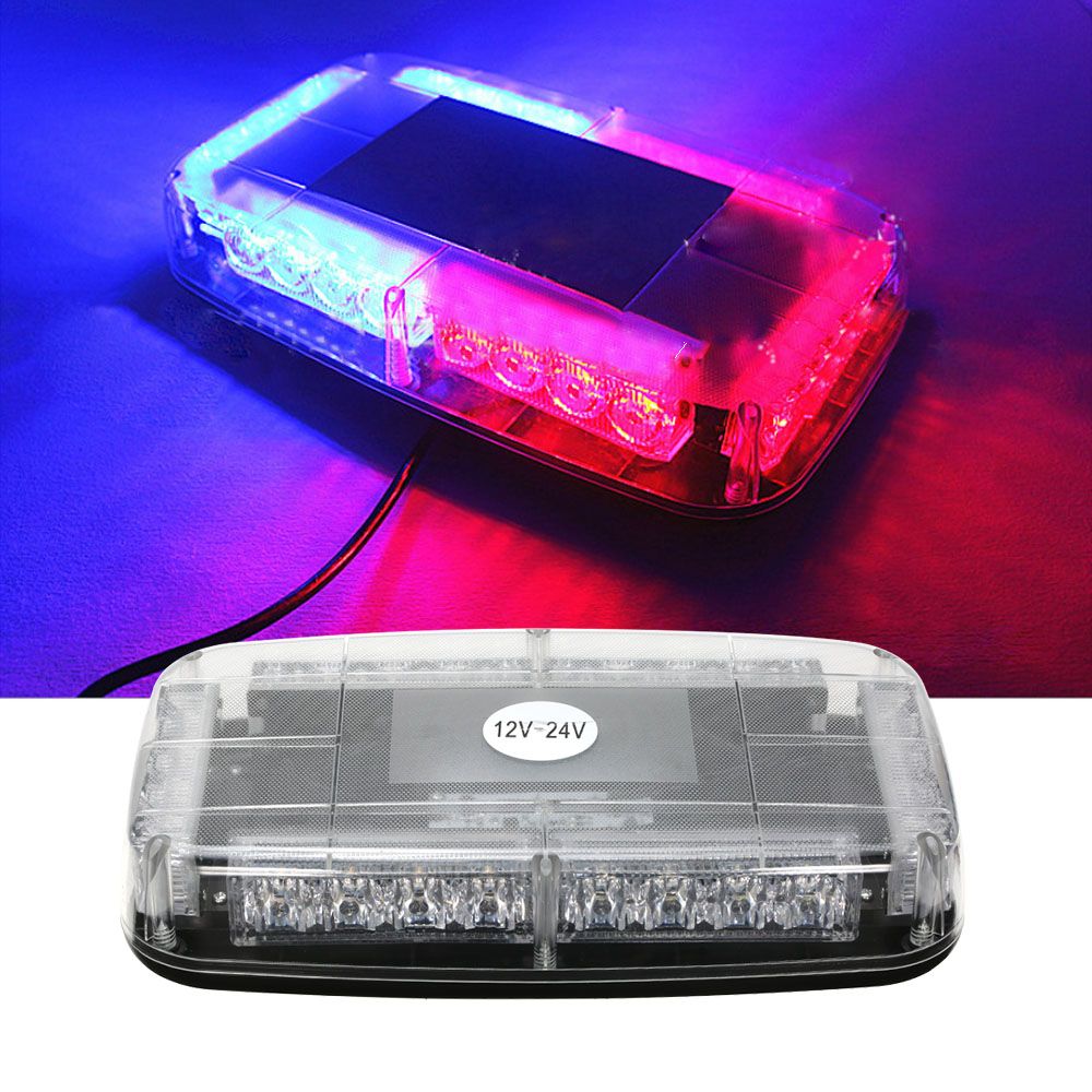 2021 12v Police Car Roof Led Strobe Lights Bar Automobile Emergency