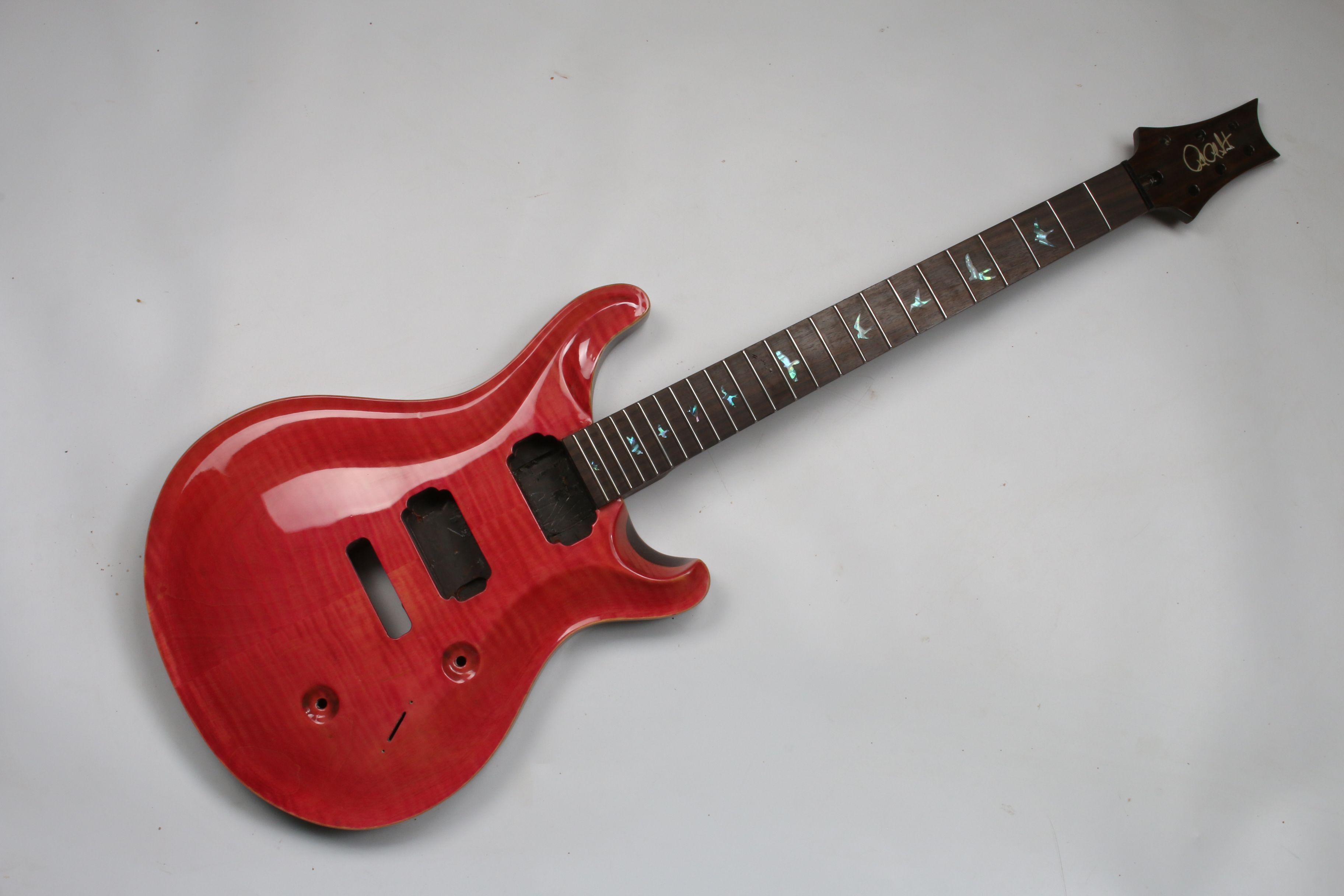 Electric Guitar Six Strings Red Color Guitar Neck Rosewood Body