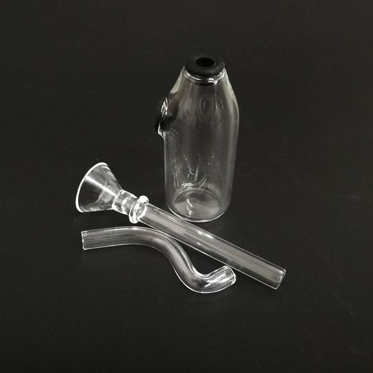 2021 Glass Water Pipe 4.05 Inches Small Funnel Shaped Glass Bottle With