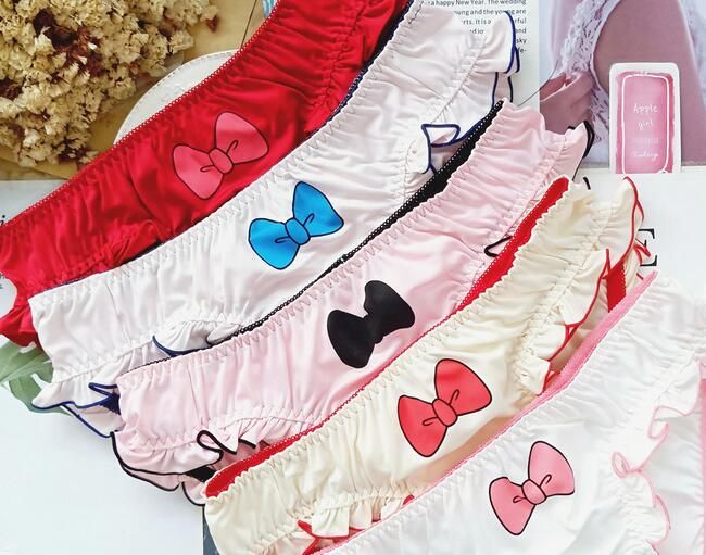PRINTS 100/% silk String bikini panties with bows XXl /"7/" 1 prints 1 EA