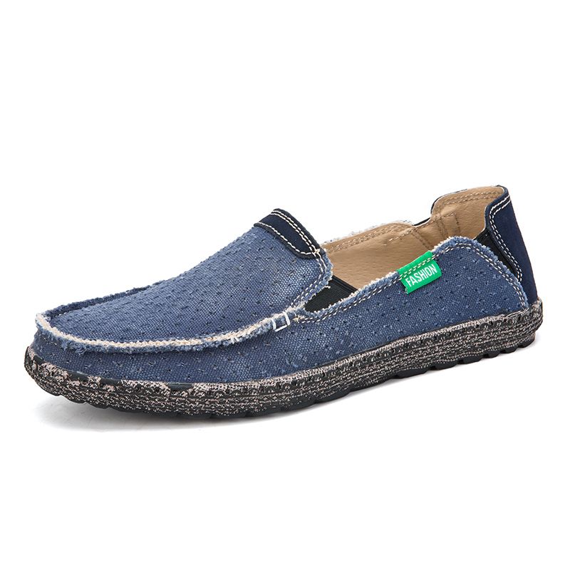 Men Fashion Handmade Light Non Slip Comfortable Boat Shoes