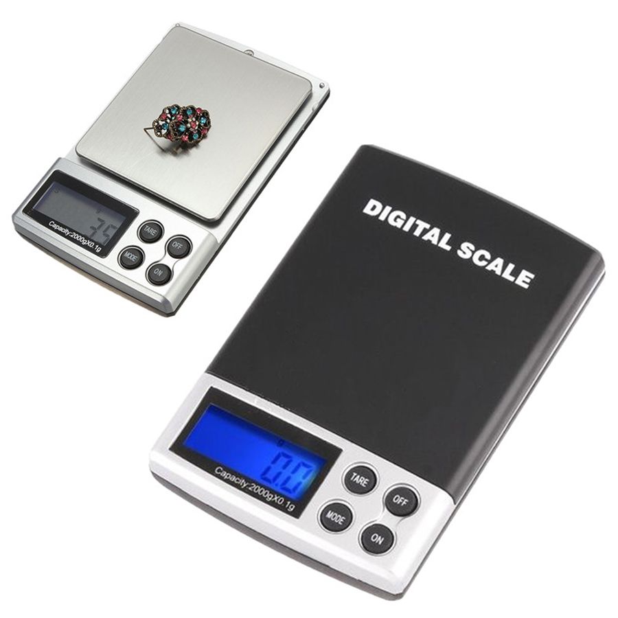 2020 200g/0.01g Mini Pocket Digital Jewelry Scales Gold Sterling Silver