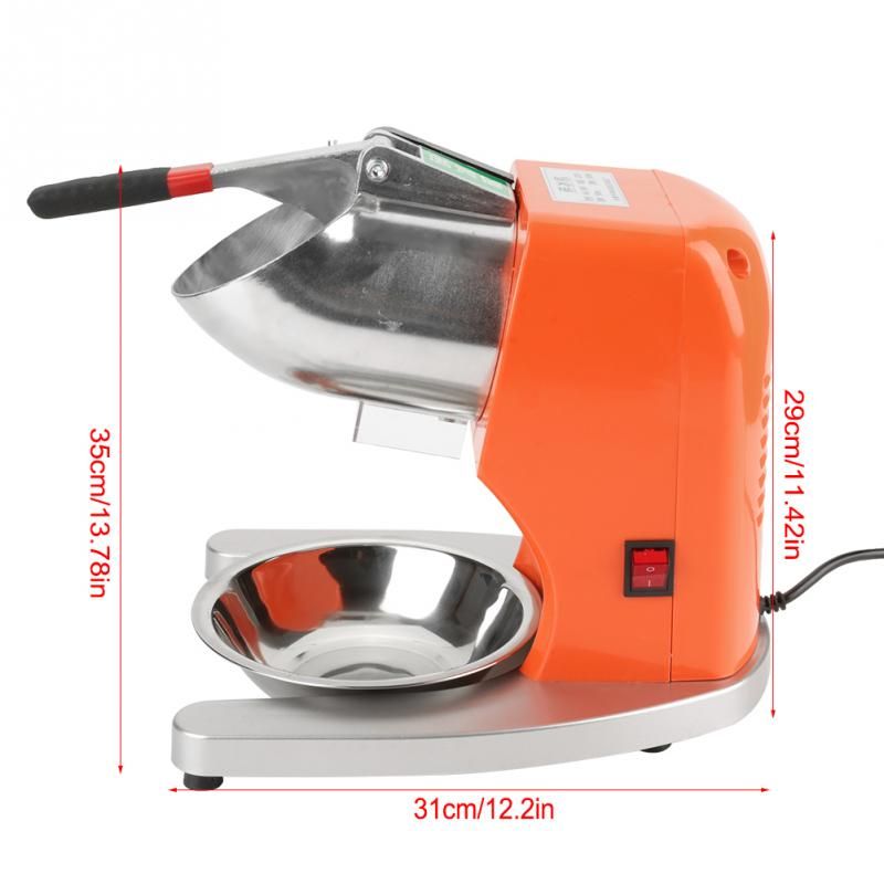 220v 300w High Power Electric Ice Crusher Shaver Machine For Diy