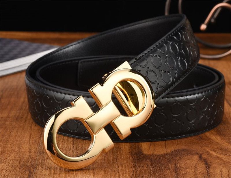 With Gift Box Quality Men Belt Designer Luxury Belt Fashion Mens Business Leather Belts Cheap ...