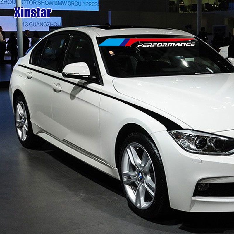 M Power Performance Car Side Sticker For Bmw E28 E30 E34 E36 E39 E46
