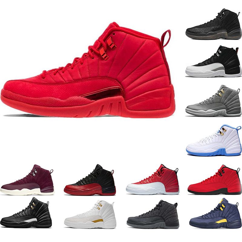 Zapatillas de baloncesto para hombre 12s Gimnasio Red Michigan Bordeaux 12 azul marino Bulls The Master Flu Game zapatillas de deporte de lana de taxi Zapatillas de baloncesto para hombre 12s Gimnasio Red Michigan Bordeaux 12 azul marino Bulls The Master Flu Game zapatillas de deporte de lana de taxi