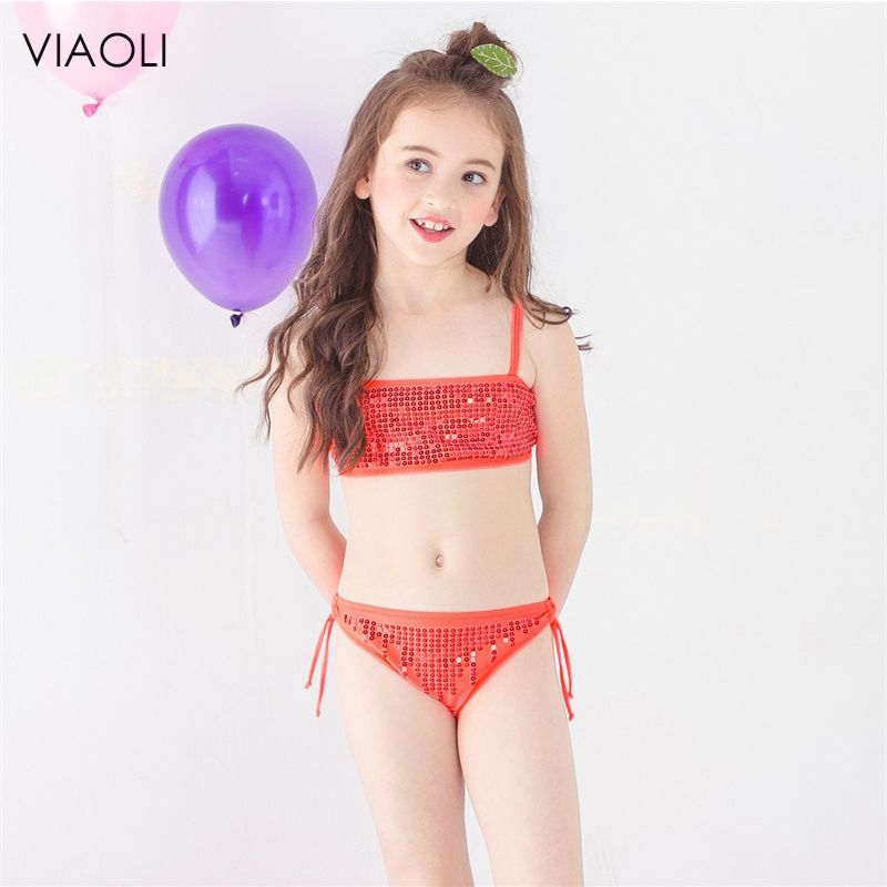 2020 2 12years Children Swimwear Falbala Girls Swimwear Baby Kid