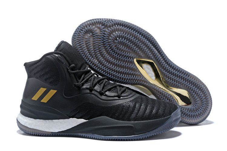 New D Rose 8 Black And Gold Red White Colorways Derrick Rose Trainers Sneakers Basketball Shoes 
