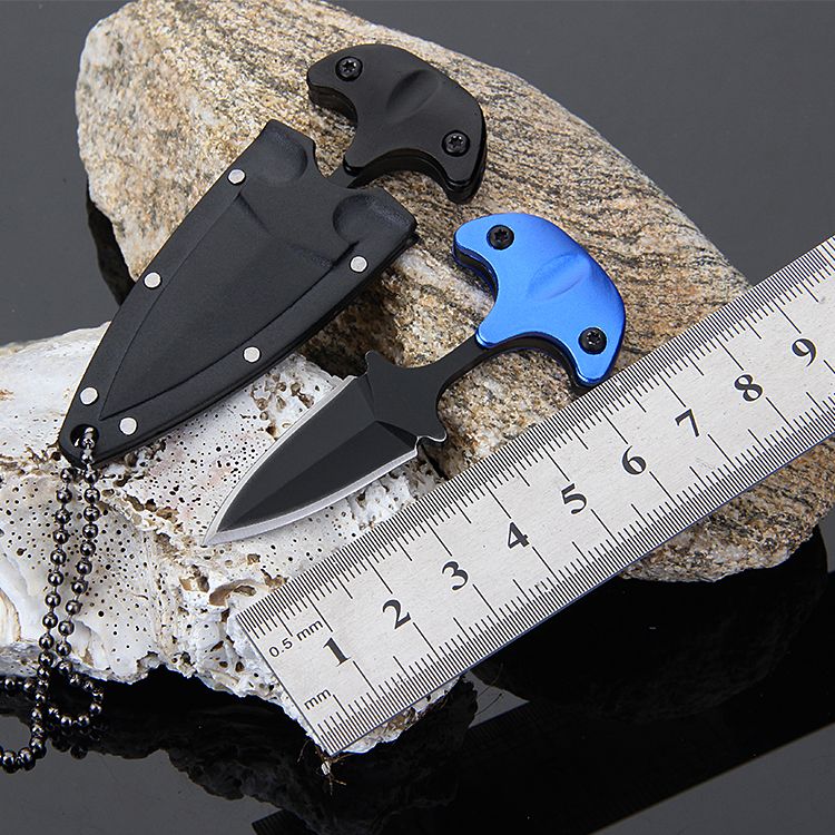 2020 Multifunctional Mini Hanging Necklace Knife Portable Fixed Blade