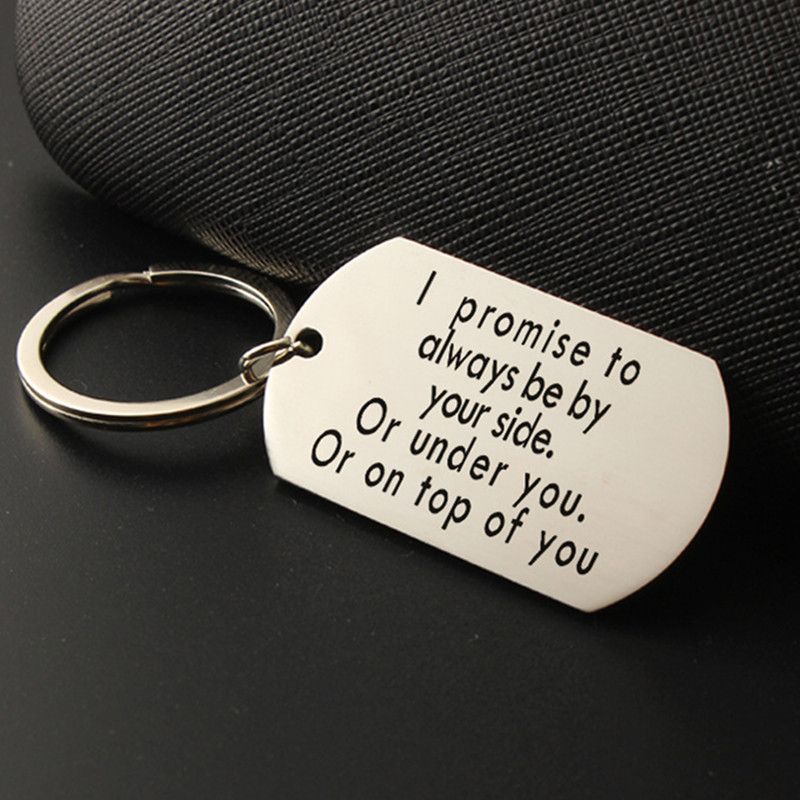 Creative Birthday Gift For Girlfriend Funny Letter Keychain