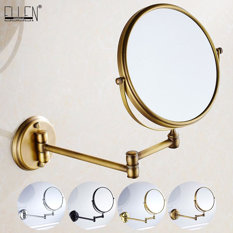 Bathroom Accessories Makeup Mirror Bath Mirror Antique Bronze Wall