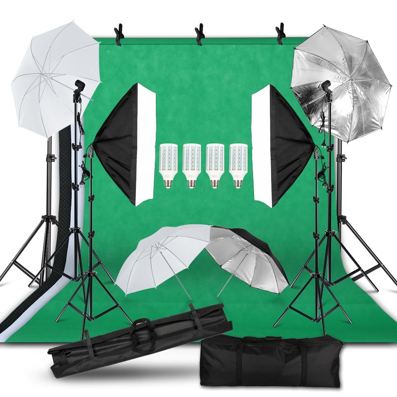 2021 Photography Photo Studio Light Kit 2x3M Background Backdrop Stand