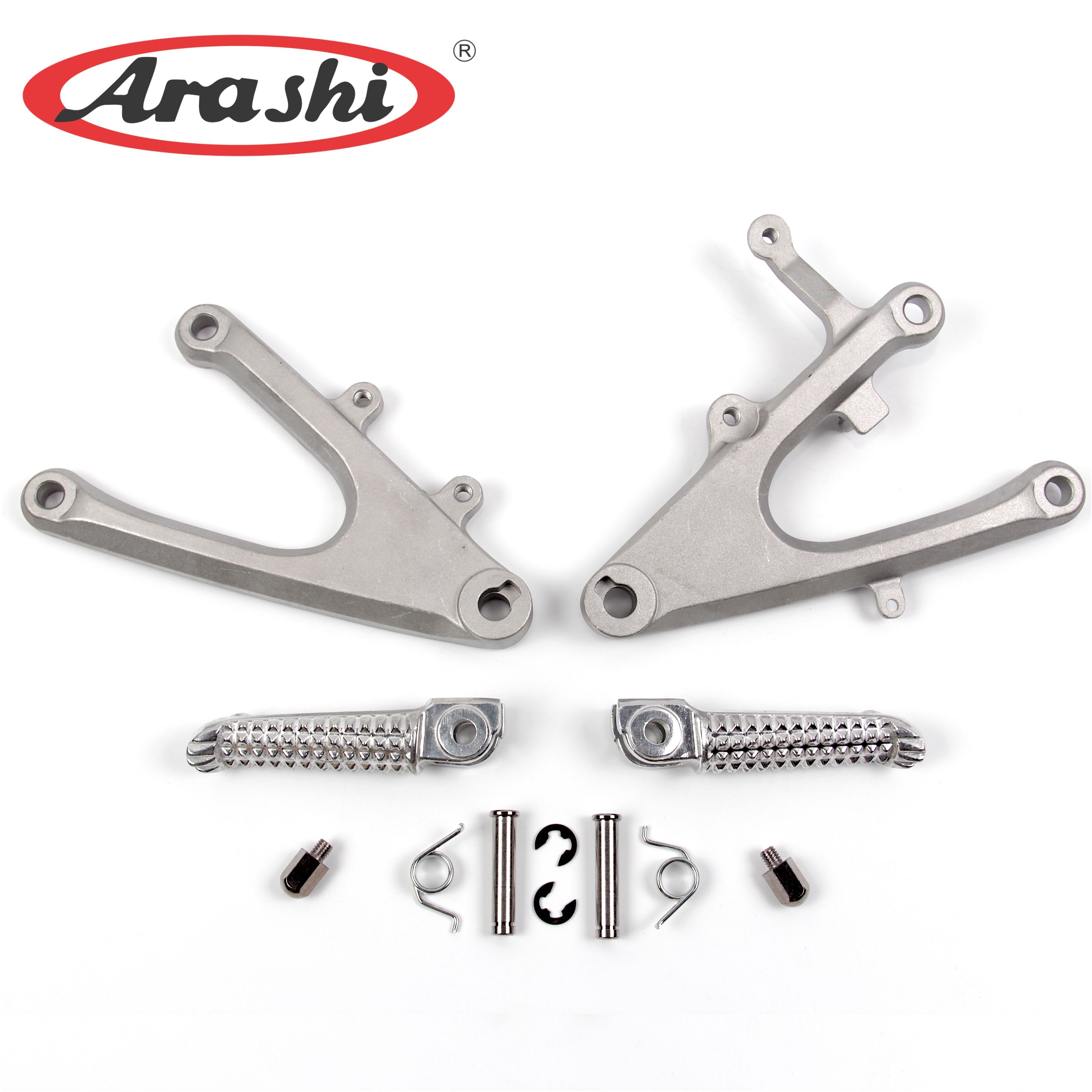 Arashi 1 Set Front Footrest For Yamaha Yzf R1 2004 2005 2006 Motorcycle Foot Pegs Motor Parts Yzf R1 - 