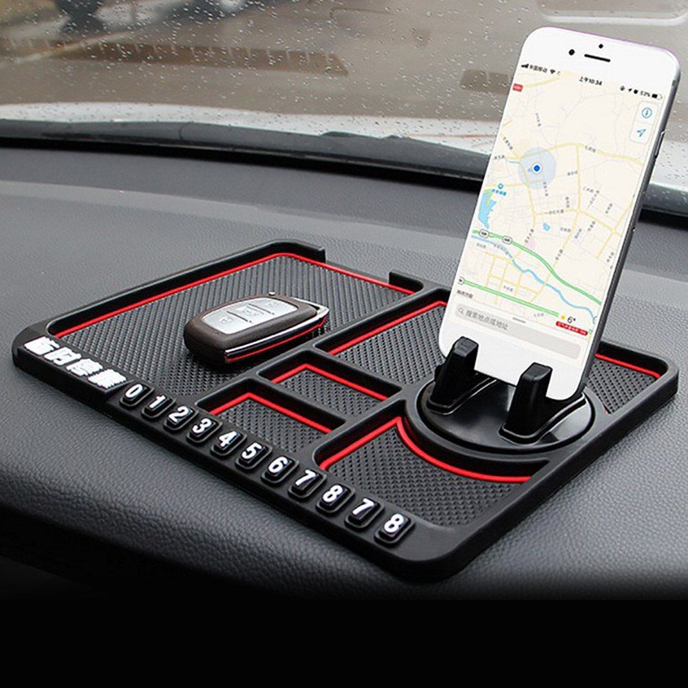 BMW M Sport Car Anti Slip Mat Pad Phone Holder Dashboard Gripper blue White