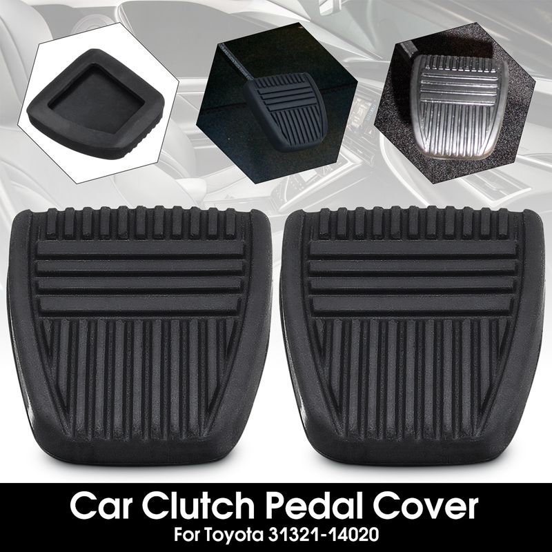 2020 Heap Pedals Black Brake Clutch Pedal Pad Rubber Cover Trans