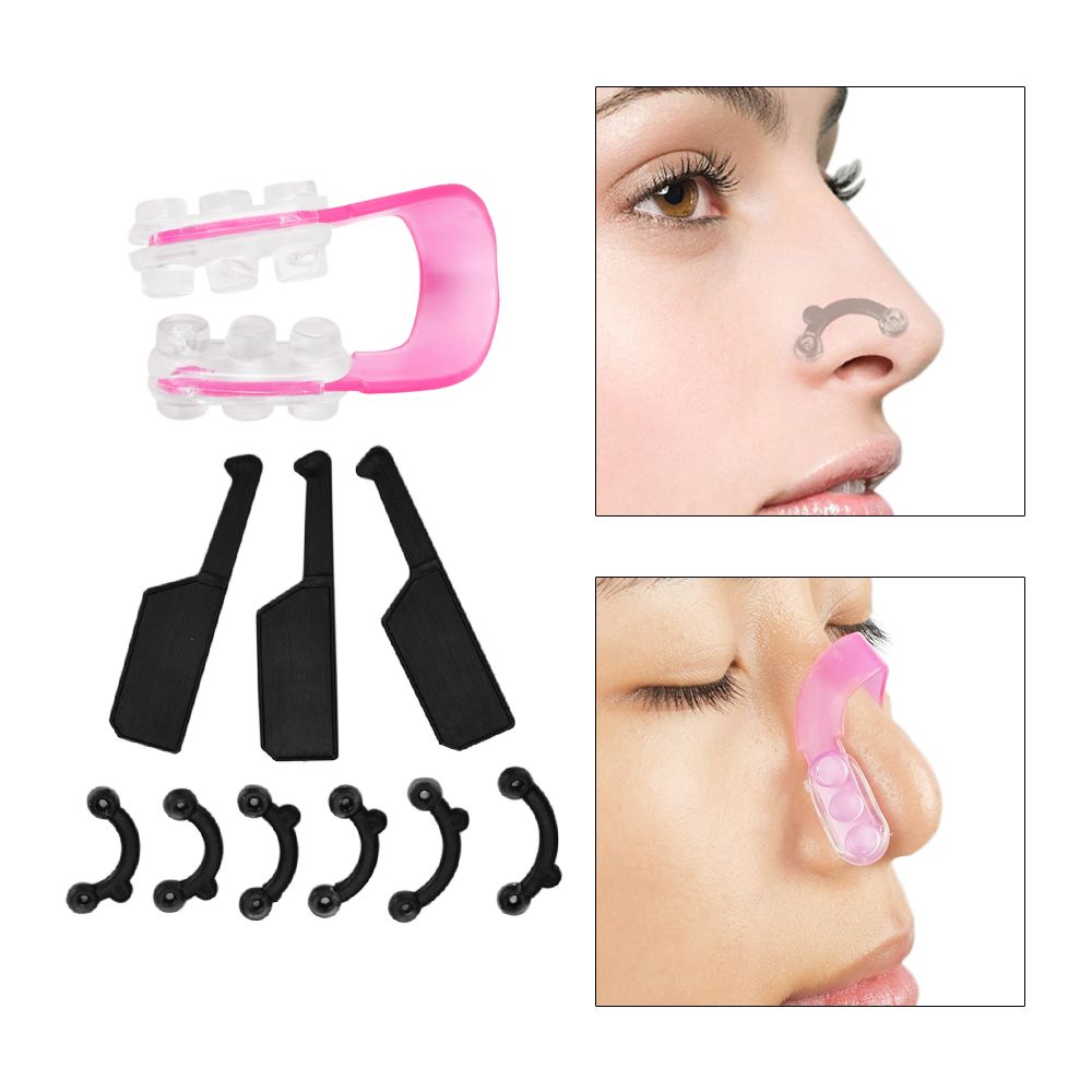 2020 Pink Black Shaper Beauty Clip Nose Clamp Sculpting Silicone Lift Straightening Nose Makeup