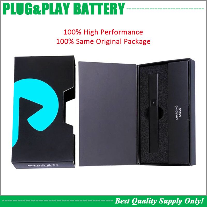 2019 Premium PLUG PLAY Battery Kit 550mAh Grade A Chip Vape Pen Airflow