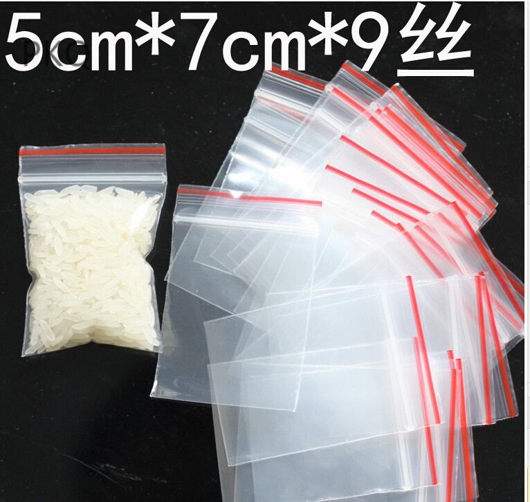tiny zip lock baggies