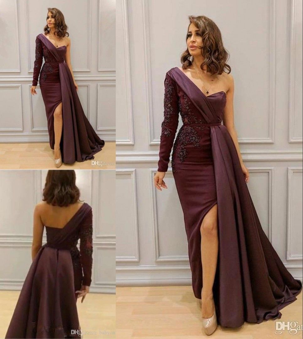 one shoulder prom dresses 2019