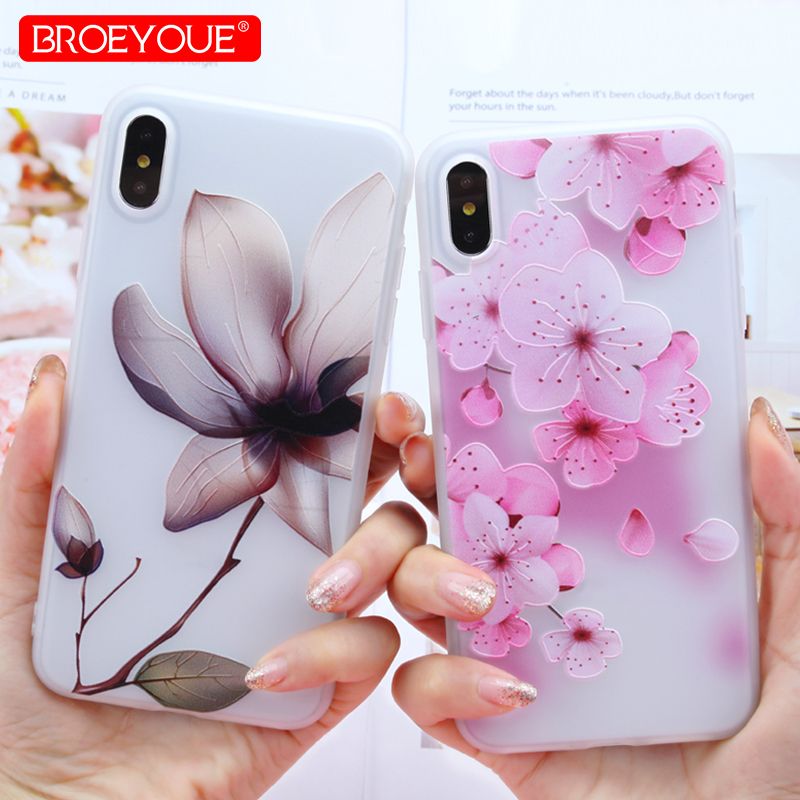 coque iphone xs max silicone fleurs