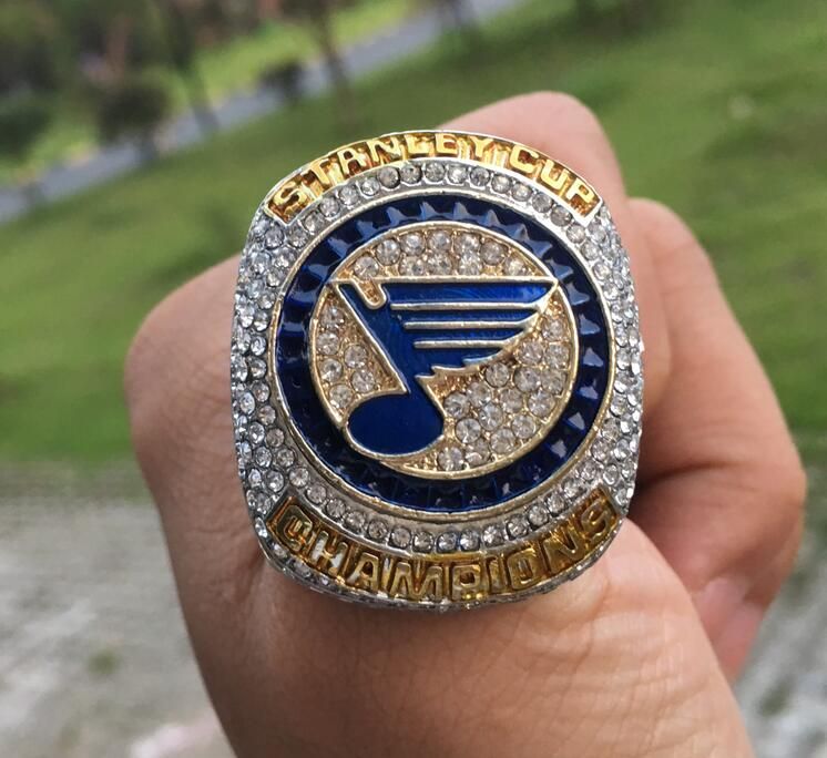 2020 Wholesale 2018 2019 St.Louis Blues Championship Ring Stanley Cup Sport Fan Men Gift Drop ...