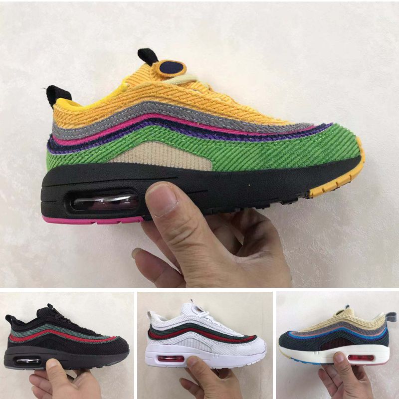 Nike air max 87 Zapatillas de deporte 2019 de alta calidad para niños Zapatillas de deporte infantiles negras del arco iris Zapatillas deportivas de Nike air max 87 Zapatillas de deporte 2019 de alta calidad para niños Zapatillas de deporte infantiles negras del arco iris Zapatillas deportivas de