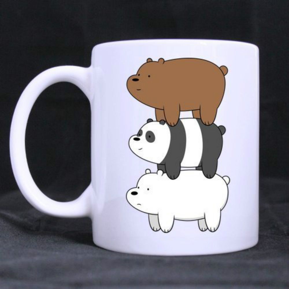 Refreshus We  Bare  Bears  Custom Designed White Mug 11 OZ 