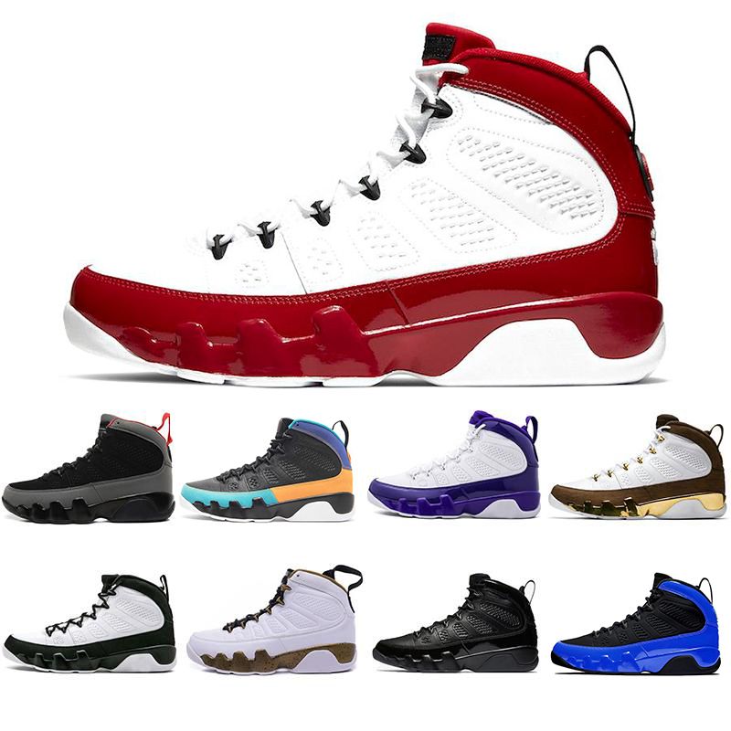 2020 New Arrival Crawfish Gym Red 9 Citrus Mens Basketball Shoes 9s OG Racer Blue LA Bred UNC 