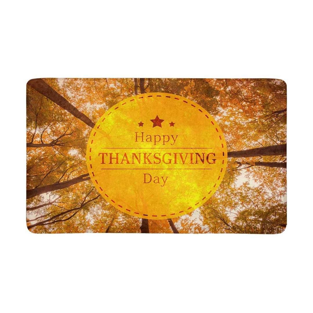 Happy Thanksgiving Against Autumn Scene Indoor Doormat Non Slip Happy Thanksgiving Against Autumn Scene Indoor Doormat Non Slip Front Entrance Door Mat Rug Outdoor Patio Pillows Large From Blithenice
