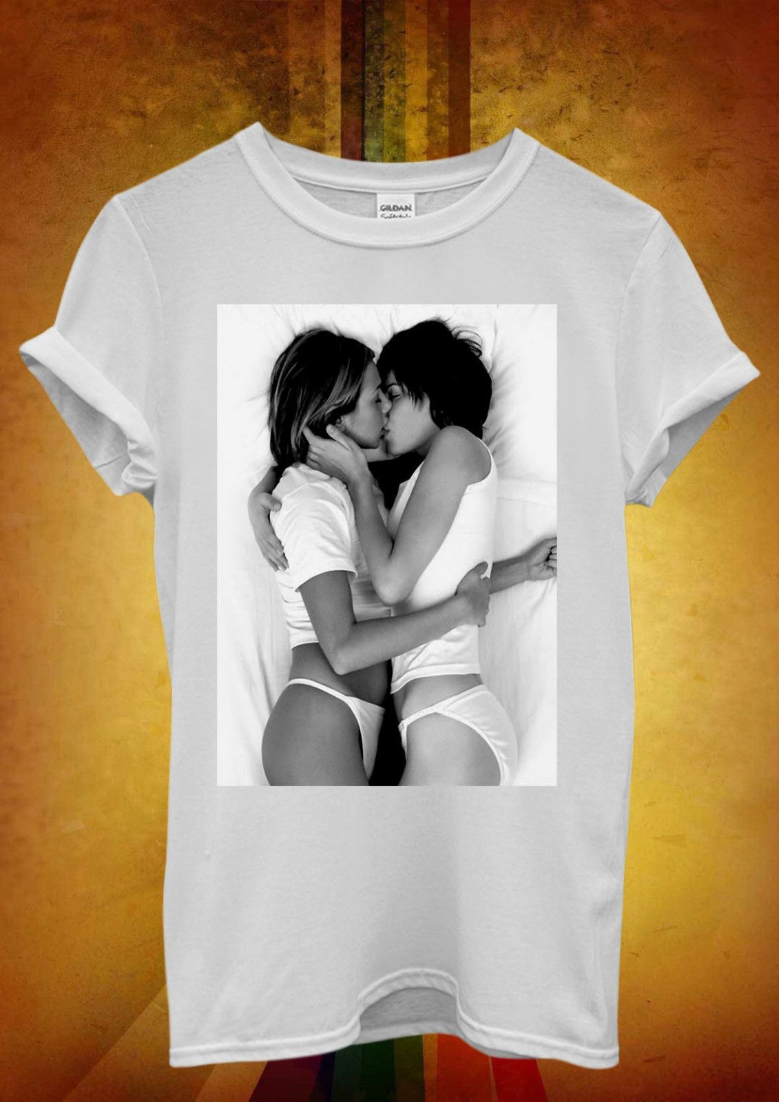 Großhandel Lesbian Kiss y Girls Lustige Coole Männer Frauen