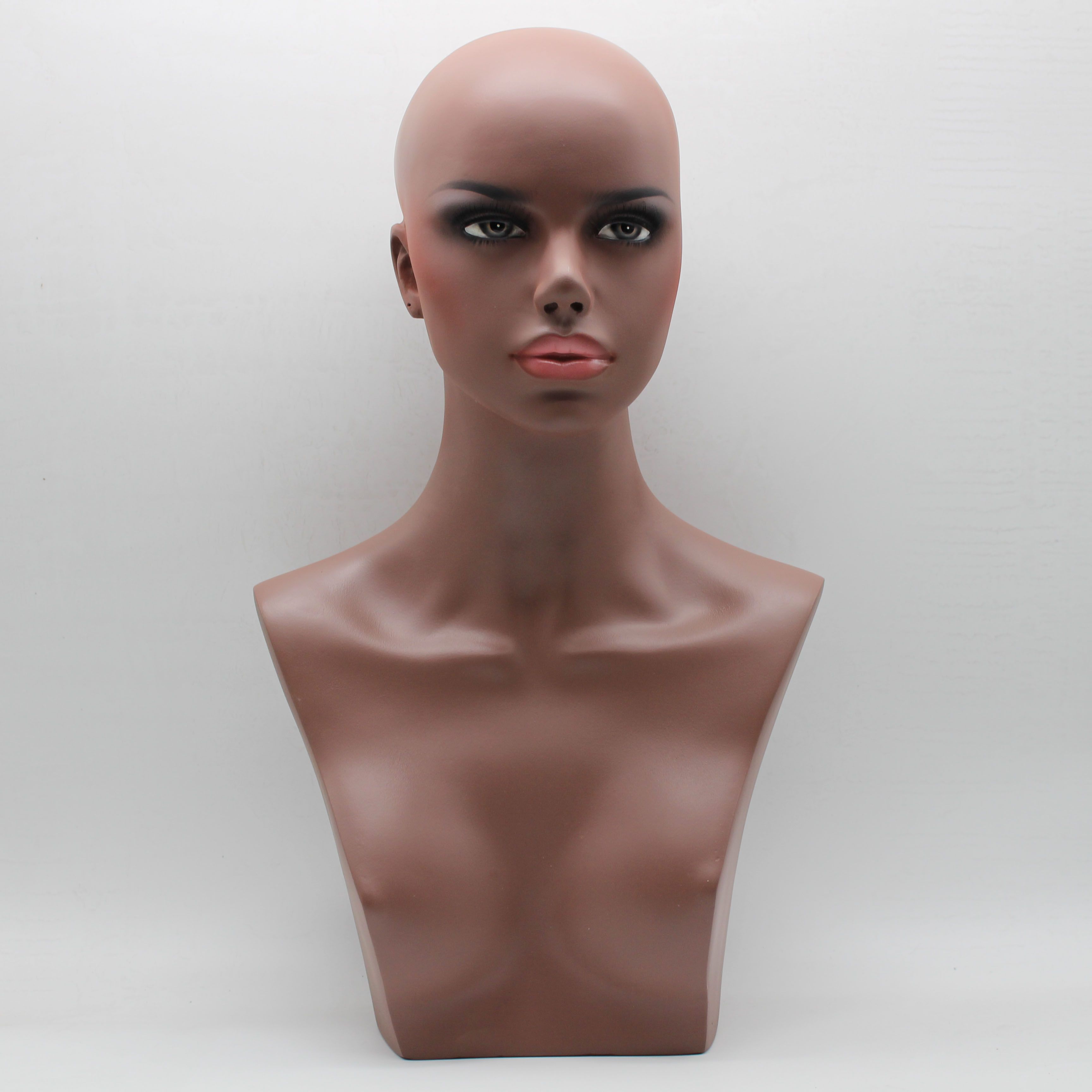 Female Fiberglass Mannequin Head Bust For Lace Wig And Jewelry Online