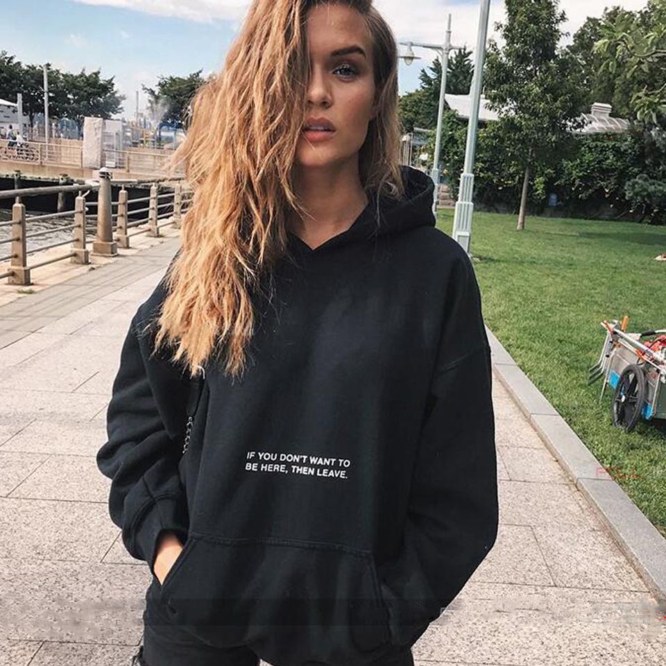 2018 Women\u0027S Instagram Design Print Fleece Hoodies Sweatshirts Winter Unisex Hip Hop Swag Sweatshirts Hoodies Girls Hoody Clothes From Qualityclothes,