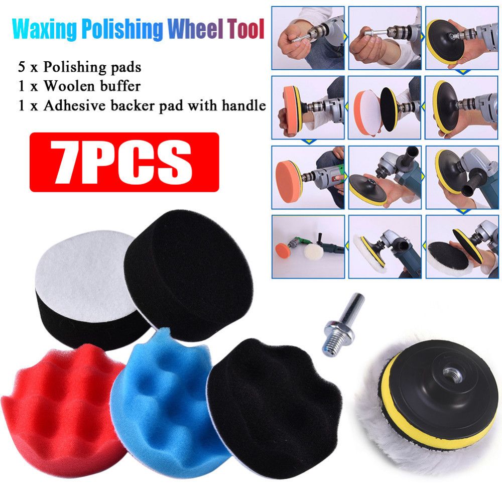 2020 8CM Car Polishing Wheel Kit Polishing Buffing Pad Kit For Auto
