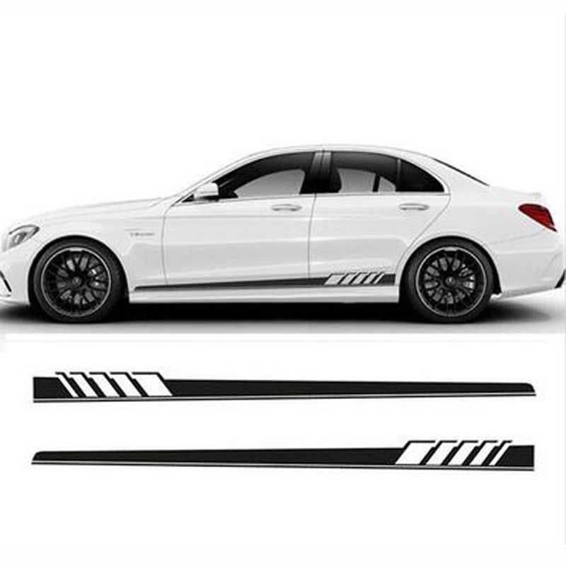 2019 Car Stickers Racing Stripes Side Body Decals From Letong168 15