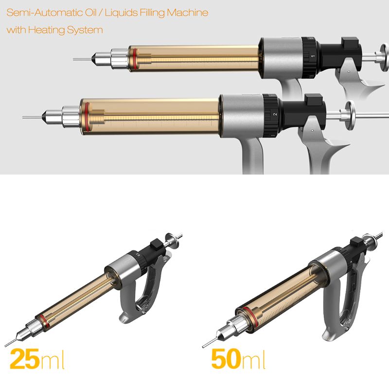 2019 Newest 25ml 50ml Ccell Vape Cartridge Filling Machine Semi
