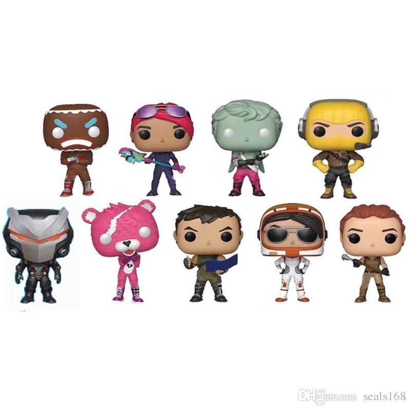 Acheter Set Fortnite Pop Poupee En Plastique 10cm Cartoom Jeu Ours - acheter set fortnite pop poupee en plastique 10cm cartoom jeu ours llama action figure decoration de la main jouets de noel decor a la maison enfants