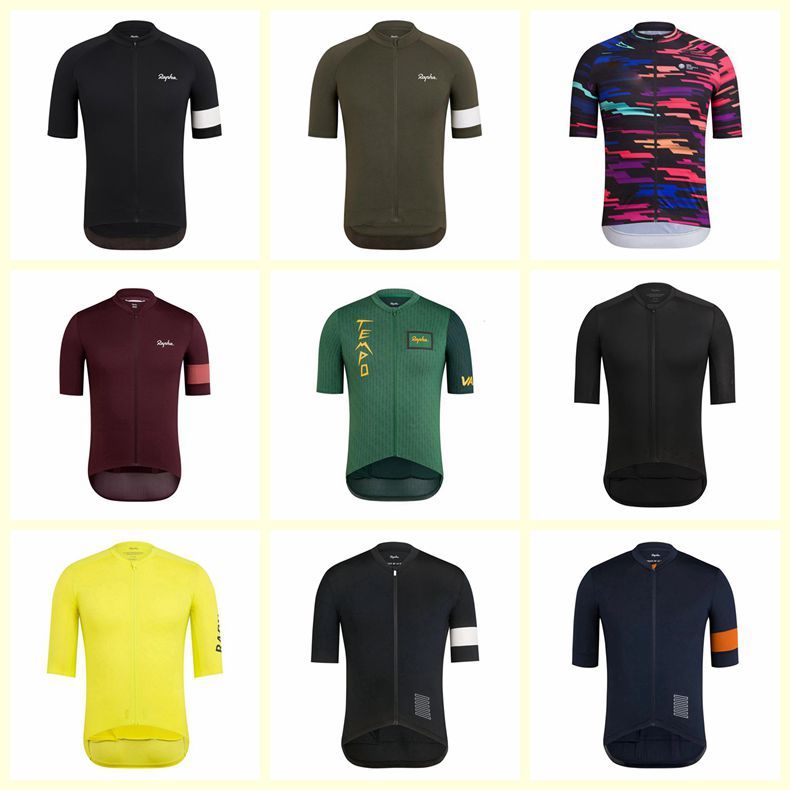 RAPHA Short Sleeve Roupa Ciclismo Cycling Jersey Breathable Bicycle Clothing Quick Dry Bike