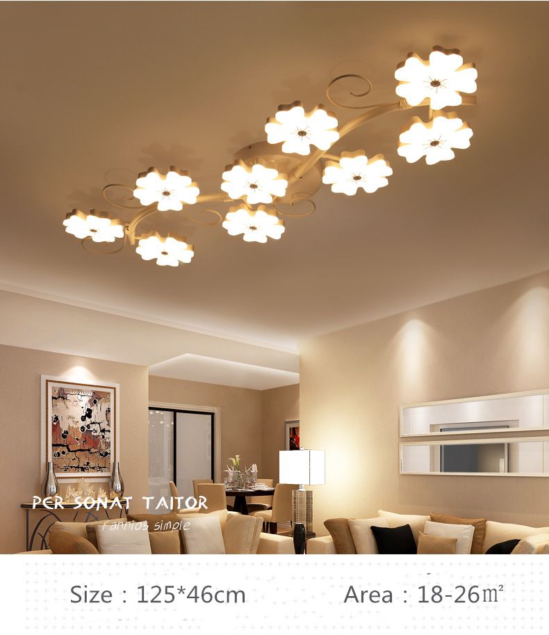 2019 Creative Living Room Lighting Led Roof Modern Simple 2019 Creative Living Room Lighting Led Roof Modern Simple Warm Romantic Plum Flower Bedroom Dining From Dard 202 17 Dhgate Com