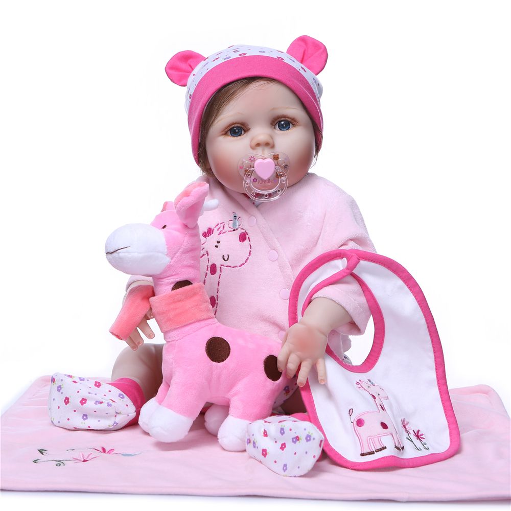 Bebe Reborn Baby Dolls Silicone Full Body Soft Baby Lifelike Doll For