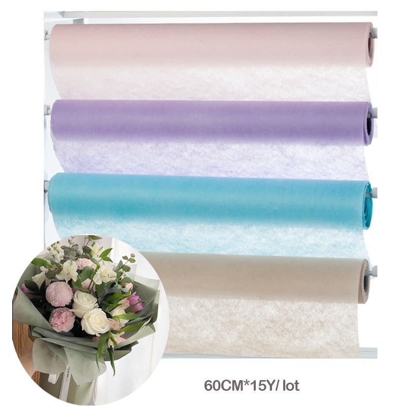 60cm*10yNon Woven Floral Wrapping Tissue Paper Bouquet Flower Wrapping