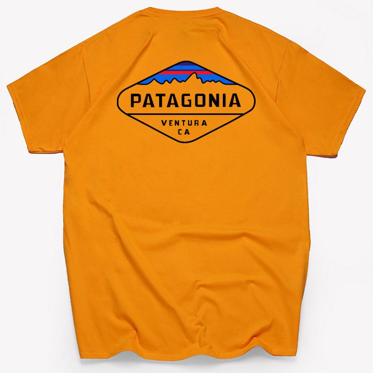 Fashion High Quality Patagonia S 3XL Tee From Designer Brand Summer Tops Short Sleeve Tshirt 