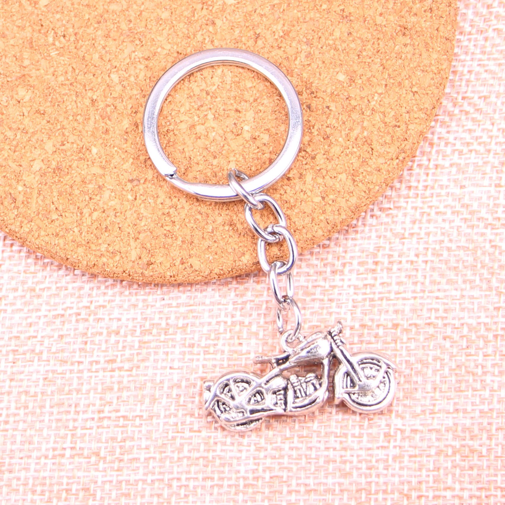 2021 New Keychain 34*16mm Motorcycle Motorcross Pendants DIY Men Car