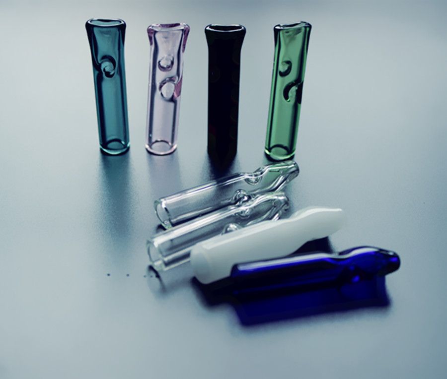 2020 QBsomk Cigarette Filter Tube Glass Filter Tip Holder Glass