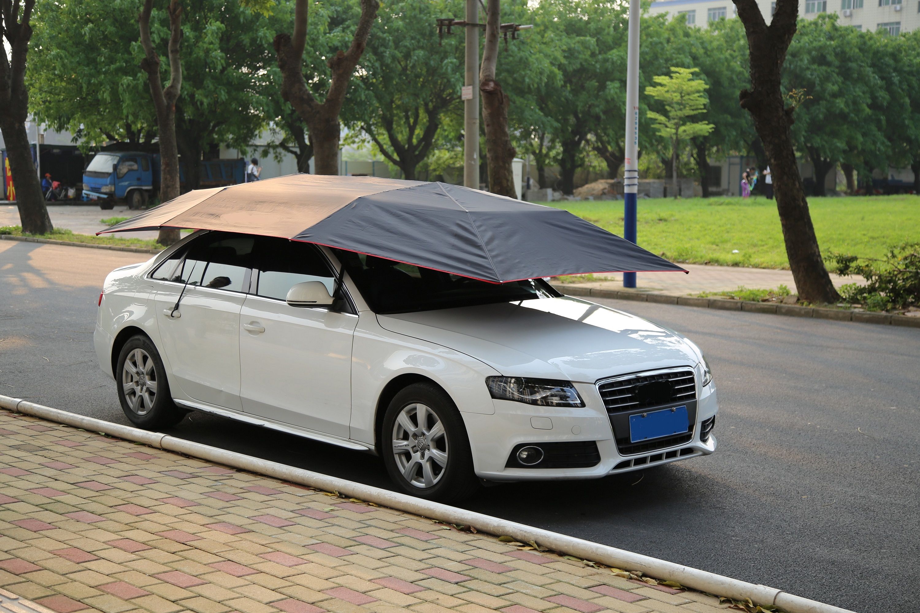 2021 Creative Automatic Remote Control Car Cover, Umbrella, Sunshade