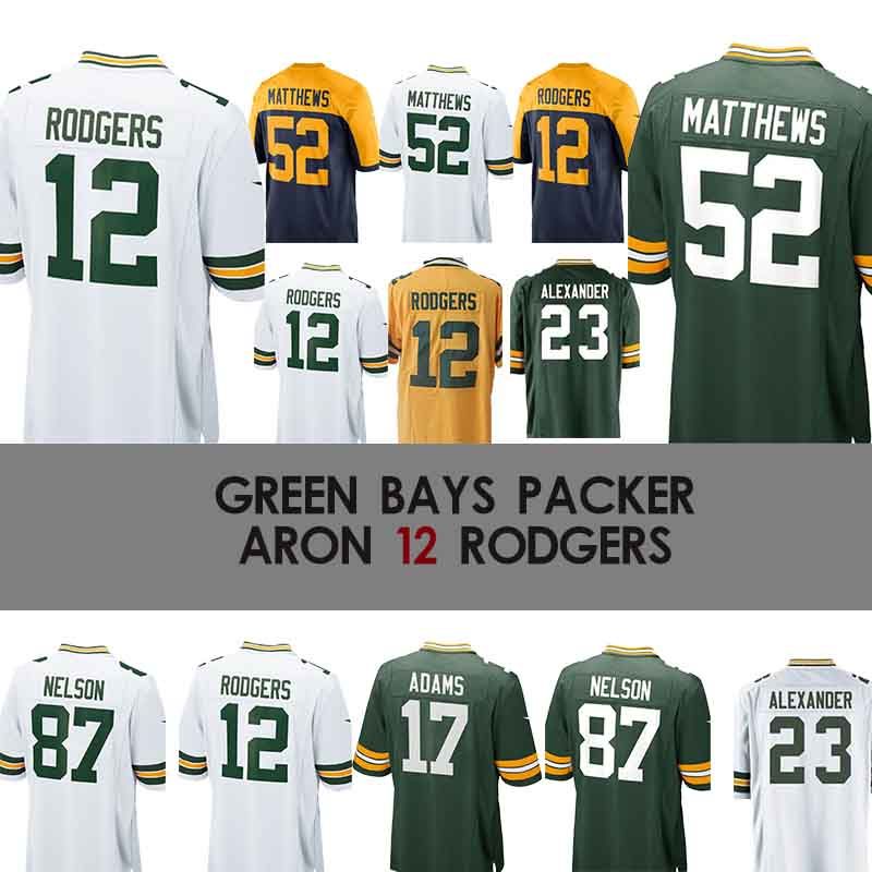 Clay Matthews Jersey 12 Aaron Rodgers 